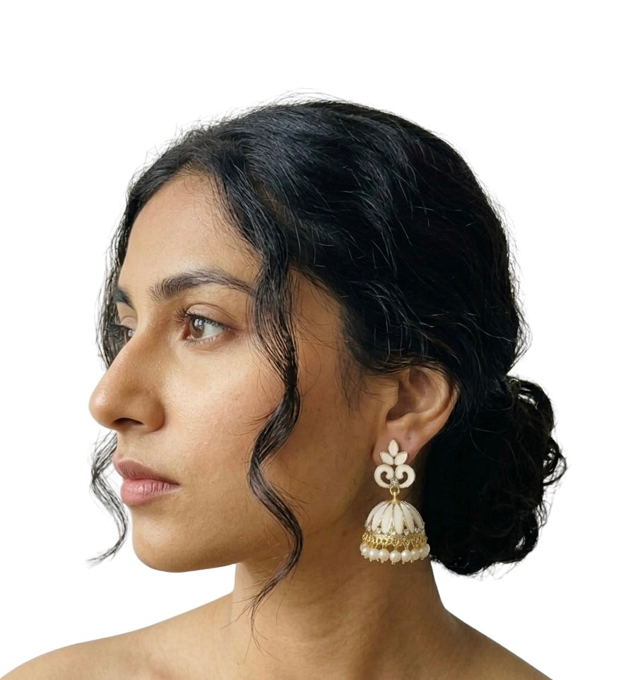 Noor Pearl Jhumkas
