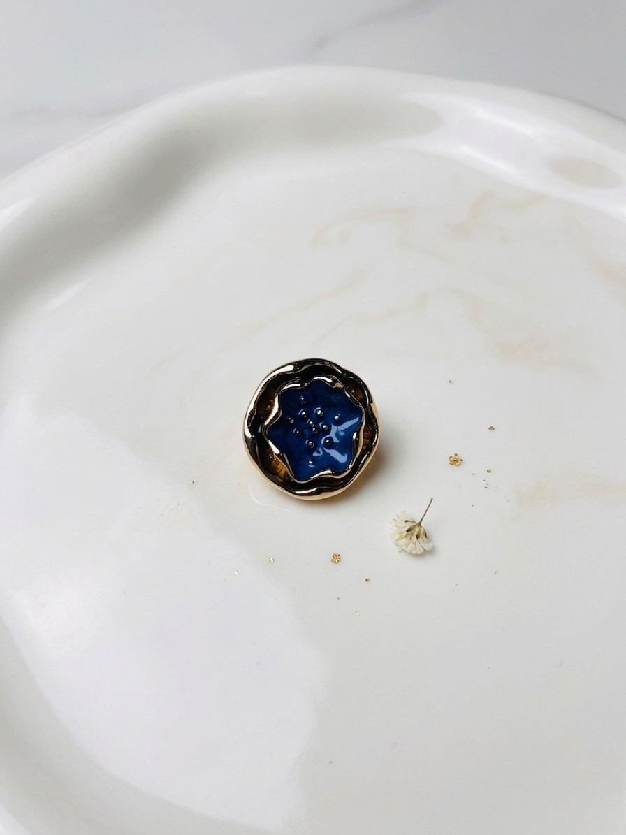 Azure Blossom Ring