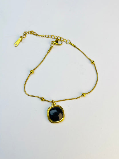 Eclipse Black Stone Bracelet
