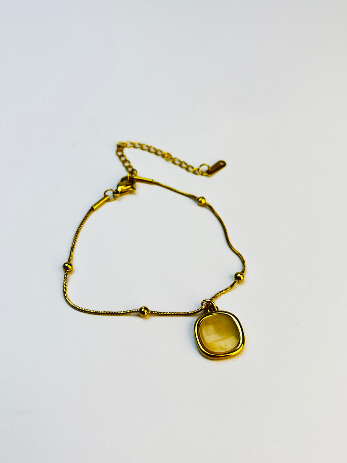 Golden Glow Charm Bracelet