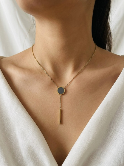 Eclipse Drop Necklace