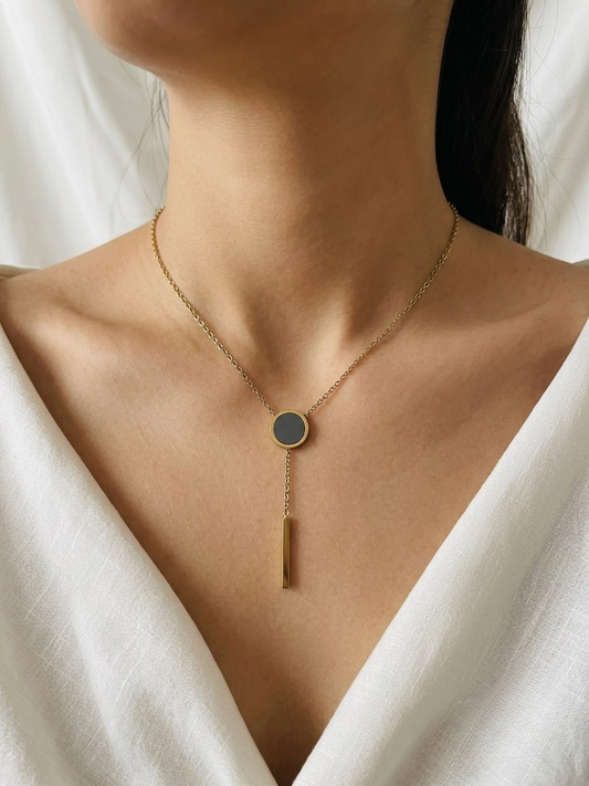 Eclipse Drop Necklace