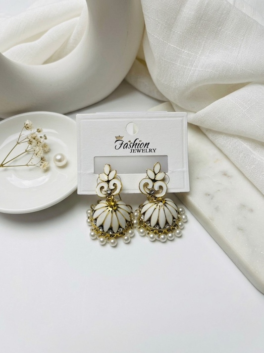 Noor Pearl Jhumkas