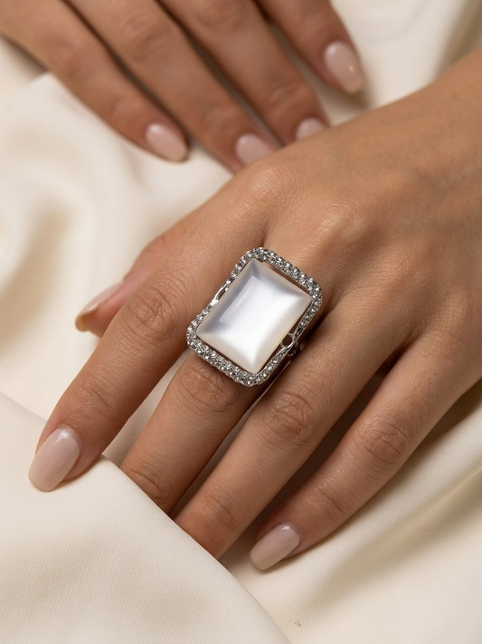 Moonlit Grace Ring