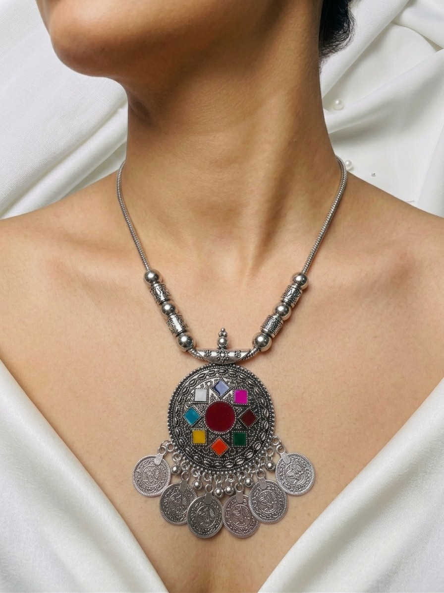 Heritage Coin Statement Necklace