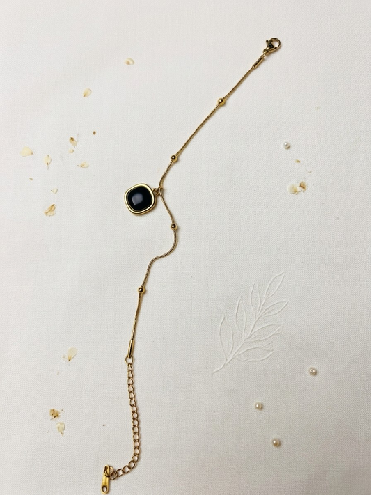 Eclipse Black Stone Bracelet