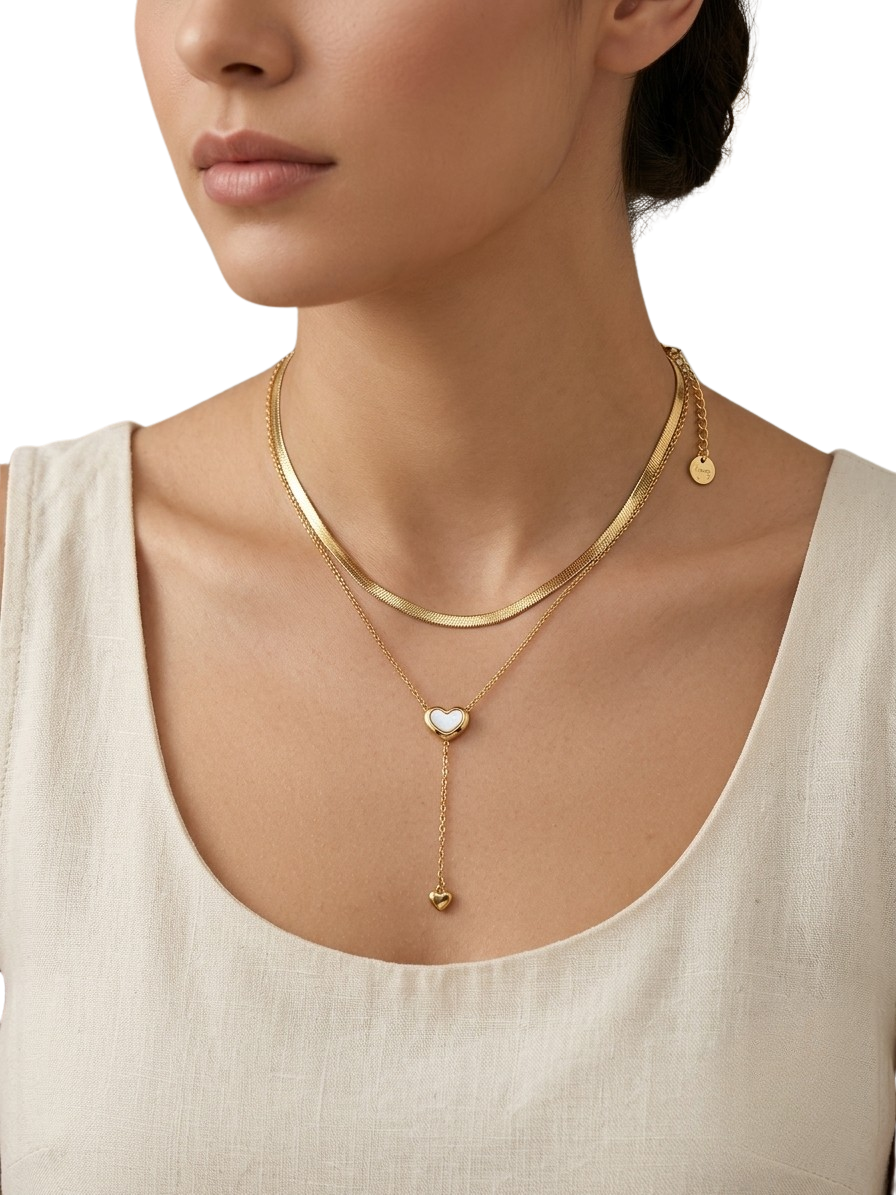 Heart Lariat Necklace