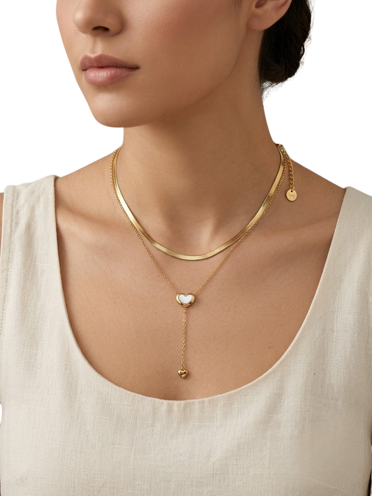 Heart Lariat Necklace