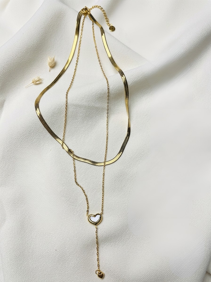 Heart Lariat Necklace