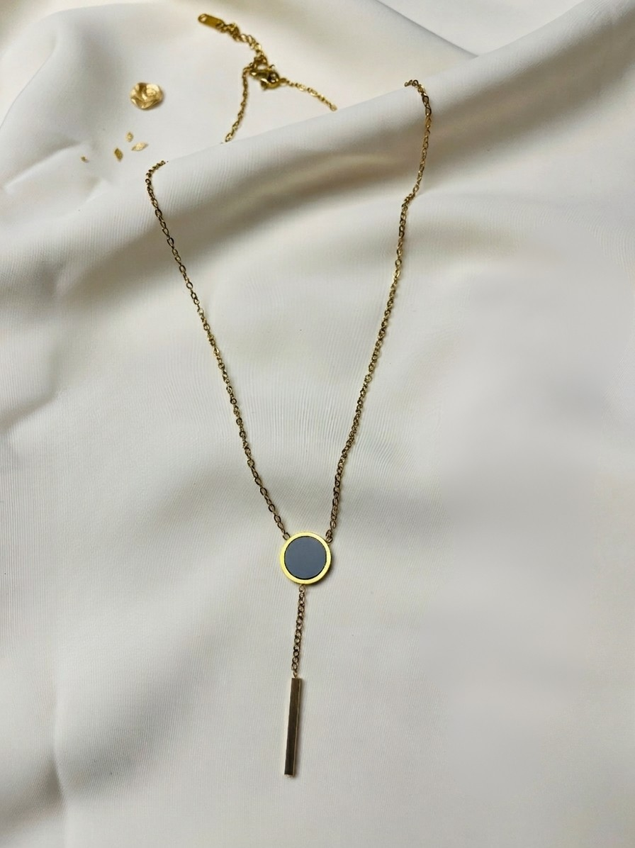 Eclipse Drop Necklace