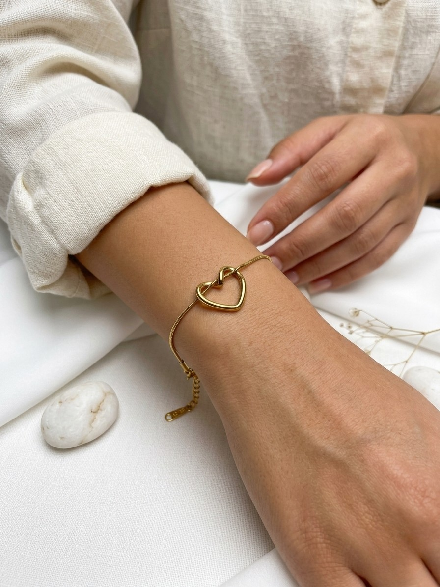 Heart Charm Bracelet