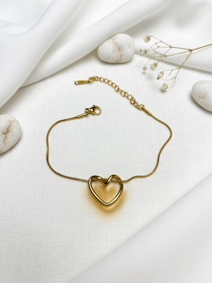 Heart Charm Bracelet