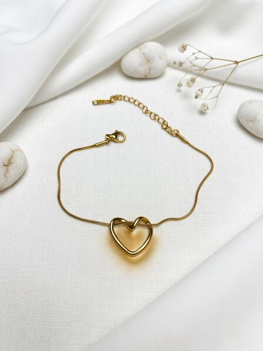 Heart Charm Bracelet