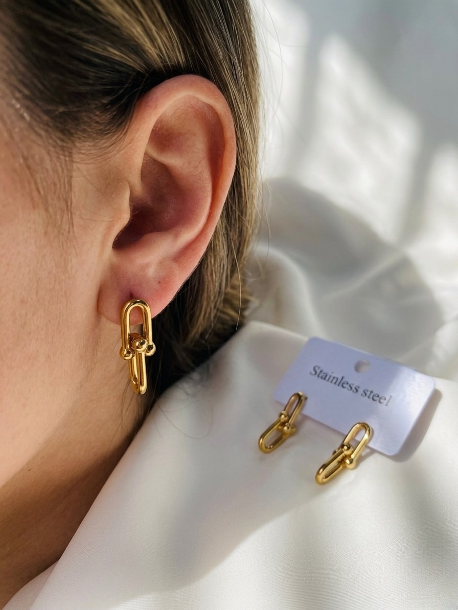 Link Drop Earrings