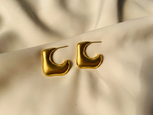 Sculpt Hoop Earrings