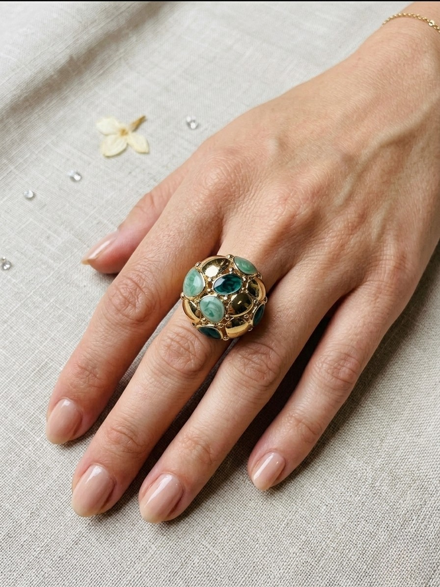 Verdelle Mosaic Ring