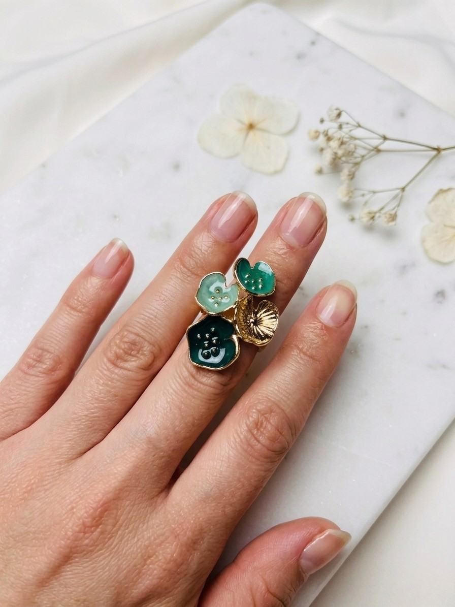 Verdant Blossom Ring