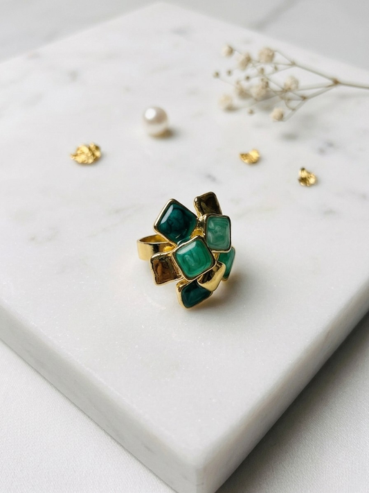 Olive Aura Ring