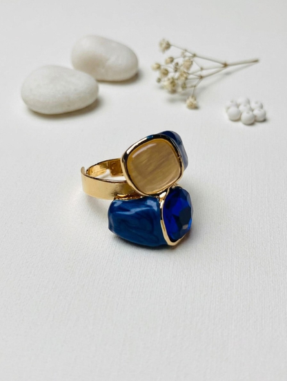 Sapphire Mosaic Ring