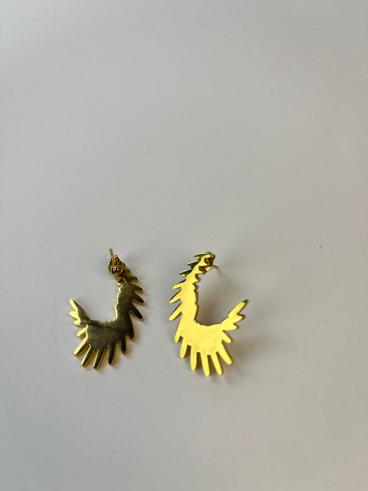 Sunburst Hoop Earrings